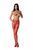 Еротичні колготки з ажурним поясом та доступом Passion S027 One Size, red зображення
