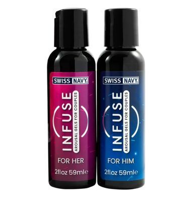 Возбуждающие гели для пар Swiss Navy Infuse Arousal Gels for Couples (2&times;59 мл) картинка