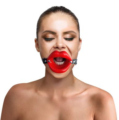 Кляп-расширитель кожаный в форме губ Art of Sex Gag Lips картинка