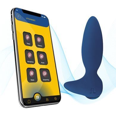 Смарт анальна вібропробка Adrien Lastic Little Rocket 2.0 + APP (діаметр 3,5 см) зображення