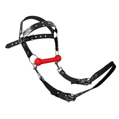 БДСМ упряжка с кляпом Art of Sex BDSM Gag Harness Pony картинка