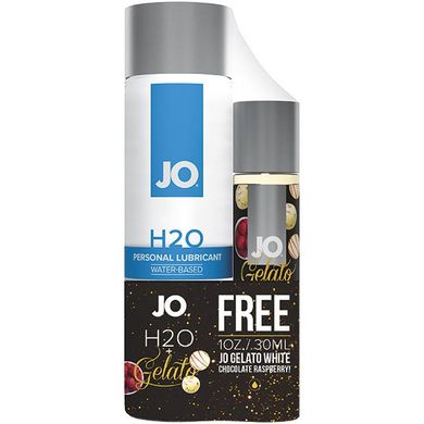 Набір змазок System JO H2O Original (120 мл) + Gelato White Chocolate Raspberry (30 мл) зображення