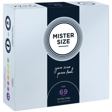 Презервативи тонкі Mister Size pure feel, розмір 69 (36 шт) зображення