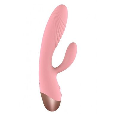 Вібратор-кролик Wooomy Elali Pink Rabbit Vibrator (діаметр 3 см) зображення