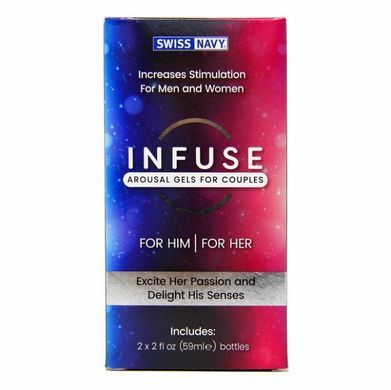 Возбуждающие гели для пар Swiss Navy Infuse Arousal Gels for Couples (2&times;59 мл) картинка