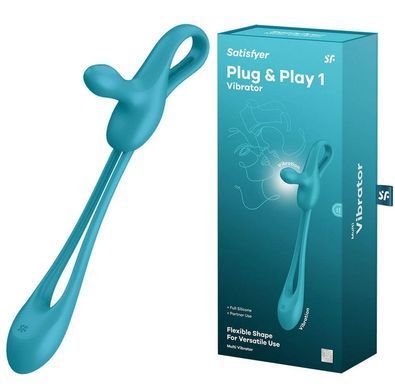 Гнучкий вібратор для пар Satisfyer Plug & Play 1 зображення