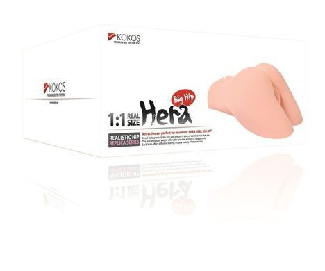 Мастурбатор полноразмерный вагина и анус Kokos Big Hip Hera картинка