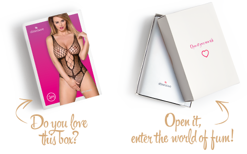 Боди-сетка с открытым доступом Obsessive B117 teddy, размер S/M/L картинка