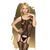 Бодистокинг с силуэтным рисунком Penthouse Miss Curvy Black, размер S/L картинка