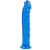 Фалоімітатор без мошонки Doc Johnson Jelly Jewels Dong with Suction Cup, синій зображення