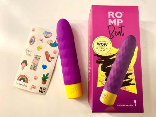 Міні-вібратор кліторальний Romp Beat (діаметр 3,3 см) зображення