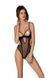 Боді з відкритими грудьми Passion MARINA BODY black, розмір S/M картинка 1