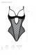 Боді з відкритими грудьми Passion MARINA BODY black, розмір S/M картинка 5