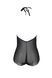 Боді з мереживом Passion ECO LEAFA BODY black, розмір L/XL картинка 4