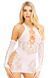 Сексуальна мінісукня з рукавичками Leg Avenue Mini dress and matching gloves White One Size зображення
