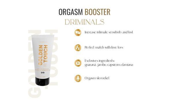 Збуджуючий крем-бустер для клітора Driminals Golden Touch Orgasm Booster (30 мл) зображення