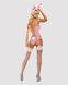 Ролевой костюм зайки Obsessive Bunny suit 4 pcs costume pink, размер L/XL картинка 6