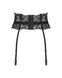 Мереживний пояс для панчіх Obsessive Nutris garter belt, розмір XS/S картинка 2