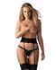 Мереживний пояс для панчіх Obsessive Nutris garter belt, розмір XS/S картинка 3