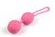 Вагинальные шарики Adrien Lastic Geisha Lastic Balls Mini Pink (S, диаметр 3,4 см) картинка 1