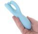 Клиторальный смарт вибратор с тремя пальчиками Satisfyer Threesome 4 Blue картинка 3