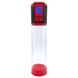 Автоматична вакуумна помпа Men Powerup Passion Pump Red (LED-табло, 8 режимів) картинка 1