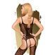 Бодистокинг с силуэтным рисунком Penthouse Miss Curvy Black, размер S/L картинка 2