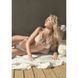 Откровенный комплект с бабочками Leg Avenue Open cup bra and pearl panty White картинка 13