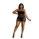 Платье-сетка с открытыми плечами и спинкой Moonlight Plus Model 10 Black, размер XL-XXXL картинка 1