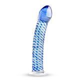 Фото Скляний ділдо спіралевидний Gildo Glass Dildo No. 5 (діаметр 3,5 см)