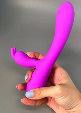 Вибратор-кролик с подогревом Wooomy Gili-Gili Vibrator with Heat Purple (диаметр 3,4 см) картинка