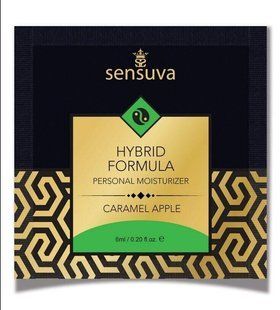 Пробник лубриканту їстівного Sensuva - Hybrid Formula Caramel Apple, карамельне яблуко (6 мл) зображення