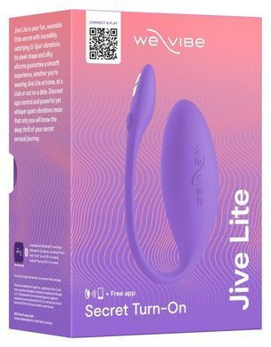 Смарт-віброяйце We-Vibe Jive Lite Purple (діаметр 3,5 см) зображення