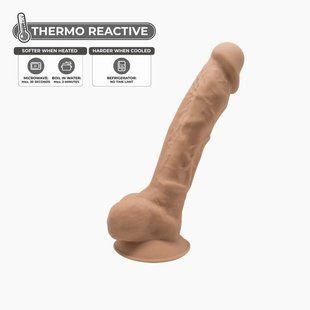 Фаллоимитатор на присоске SilexD Johnny Caramel (MODEL 1 size 7 in), диаметр 3,8 см картинка