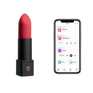 Смарт вібратор-помада Lovense Exomoon Lipstick Vibrator (діаметр 2,1 см) зображення
