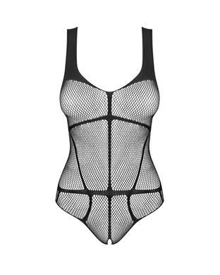 Боди-сетка с доступом Obsessive B336 crotchless teddy, размер S/M/L картинка