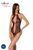 Прозоре боді з мереживом Passion SATARA BODY red, розмір L/XL зображення