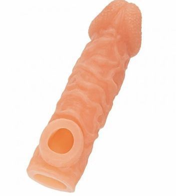 Насадка на член з отвором для мошонки Kokos Cock Sleeve CS 007, розмір L зображення