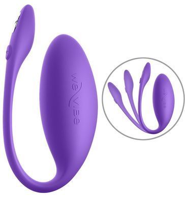 Смарт-віброяйце We-Vibe Jive Lite Purple (діаметр 3,5 см) зображення