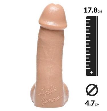 Фалоімітатор реалістичний Fleshjack Boys: Griffin Barrows Dildo (діаметр 4,7 см) зображення