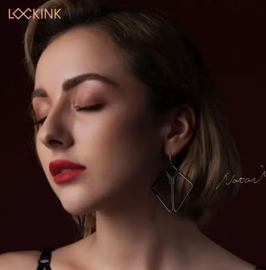 Затискачі для сосків з підвіскою LOCKINK Nipple Clamps with Heavy Pendant Golden зображення