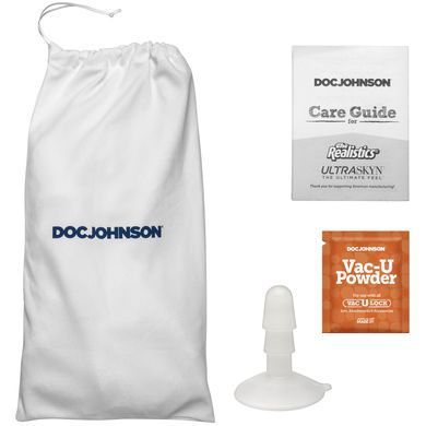 Фалоімітатор реалістик Doc Johnson Signature Cocks Dan Damage 10 inch UltraSkyn (діаметр 5,7 см) зображення