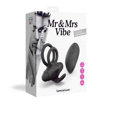 Эрекционное виброкольцо Love To Love Mr & Mrs VIBE (пульт д/у) картинка