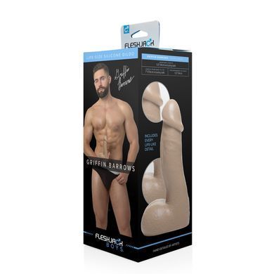 Фалоімітатор реалістичний Fleshjack Boys: Griffin Barrows Dildo (діаметр 4,7 см) зображення