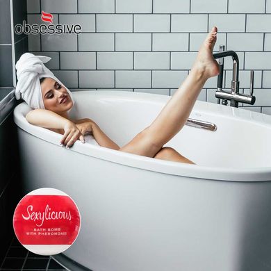 Бомбочка для ванны с феромонами Obsessive Bath bomb with pheromones Sexy (100 г) картинка