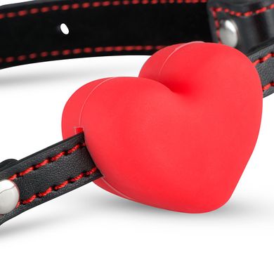 Силиконовый кляп в виде сердца Whipped Heart Ball Gag картинка