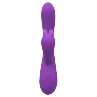 Вібратор-кролик з підігрівом Wooomy Gili-Gili Vibrator with Heat Purple (діаметр 3,4 см) зображення