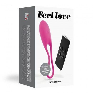 Віброяйце з пультом ДК Love To Love Feel Love Pink зображення