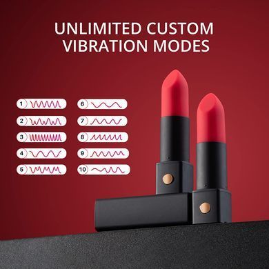Смарт вибратор-помада Lovense Exomoon Lipstick Vibrator (диаметр 2,1 см) картинка