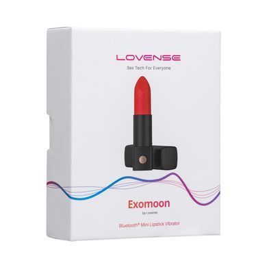 Смарт вибратор-помада Lovense Exomoon Lipstick Vibrator (диаметр 2,1 см) картинка